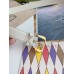 Gucci Crystal Horsebit Belt 30MM in White Calfskin