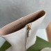 Gucci White Leather 55MM Ankle Boots with Horsebit