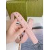 Gucci Crystal Horsebit Belt 30MM in Pink Crocodile Embossed Leather
