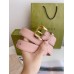 Gucci Crystal Horsebit Belt 30MM in Pink Crocodile Embossed Leather