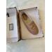 Gucci Espadrilles in Dusty Pink Matelasse Leather with Double G