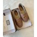 Gucci Espadrilles in Dusty Pink Matelasse Leather with Double G