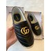 Gucci Espadrilles in Black Matelasse Leather with Double G