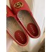 Gucci Espadrilles in Red Matelasse Leather with Double G