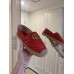 Gucci Espadrilles in Red Matelasse Leather with Double G