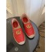 Gucci Espadrilles in Red Matelasse Leather with Double G