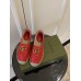 Gucci Espadrilles in Red Matelasse Leather with Double G