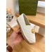 Gucci Espadrilles in White Matelasse Leather with Double G
