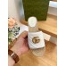 Gucci Espadrilles Slides in White Matelasse Leather with Double G