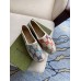 Gucci Espadrilles In Multicolor GG Linen Canvas