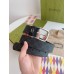 Gucci Black GG Supreme Belt 35MM with Square Buckle and Interlocking G