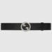 Gucci Blondie Belt 40MM in Black Maxi GG Leather