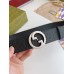 Gucci Blondie Belt 40MM in Black Maxi GG Leather