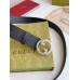 Gucci Blondie Belt 40MM in Black Maxi GG Leather