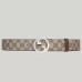 Gucci Blondie Belt 40MM in Beige GG Supreme Canvas