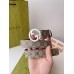 Gucci Blondie Belt 40MM in Beige GG Supreme Canvas