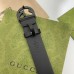 Gucci Black Leather Belt 38MM with Black Interlocking G Buckle