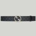 Gucci Blondie Belt 40MM in Black GG Supreme Canvas