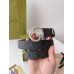 Gucci Blondie Belt 40MM in Black GG Supreme Canvas