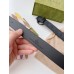 Gucci Blondie Belt 40MM in Black GG Supreme Canvas