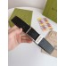 Gucci Rectangular Belt 35MM in Black GG Leather
