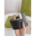 Gucci Rectangular Belt 35MM in Black GG Leather