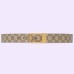 Gucci Rectangular Belt 35MM in Beige GG Supreme Canvas