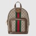 Gucci Ophidia GG Small Backpack in Beige Supreme Canvas