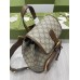 Gucci Interlocking G Backpack in Beige GG Supreme Canvas