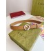 Gucci Blondie Belt 30MM in Beige Debossed GG Leather