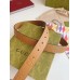 Gucci Blondie Belt 30MM in Beige Debossed GG Leather