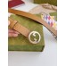 Gucci Blondie Belt 30MM in Beige Debossed GG Leather