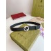 Gucci Blondie Belt 30MM in Black Debossed GG Leather