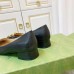 Gucci Ballet Flats in Black Leather with Horsebit