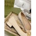 Gucci Ballet Flats in Light Pink Leather with Horsebit