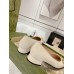 Gucci Ballet Flats in Light Pink Leather with Horsebit