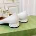Gucci Ballet Flats in White Leather with Horsebit