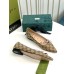 Gucci Ballet Flats in GG Canvas with GUCCI Metal