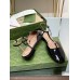 Gucci T-strap Ballet Flats in Black Patent Calfskin