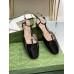 Gucci T-strap Ballet Flats in Black Patent Calfskin