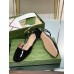 Gucci T-strap Ballet Flats in Black Patent Calfskin