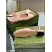Gucci T-strap Ballet Flats in Light Pink Patent Calfskin