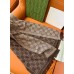Gucci Double GG Jacquard Wool Scarf in Beige and Brown