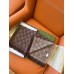 Gucci Double GG Jacquard Wool Scarf in Beige and Brown