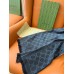 Gucci Double GG Jacquard Wool Scarf in Grey and Black
