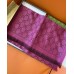 Gucci Double GG Jacquard Wool Scarf in Magenta and Bordeaux