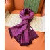 Gucci Double GG Jacquard Wool Scarf in Magenta and Bordeaux
