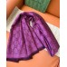 Gucci Double GG Jacquard Wool Scarf in Magenta and Bordeaux