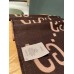 Gucci GG Jacquard Wool Silk Scarf in Brown and Beige