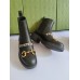 Gucci Chelsea Boots in Black Leather with Chain